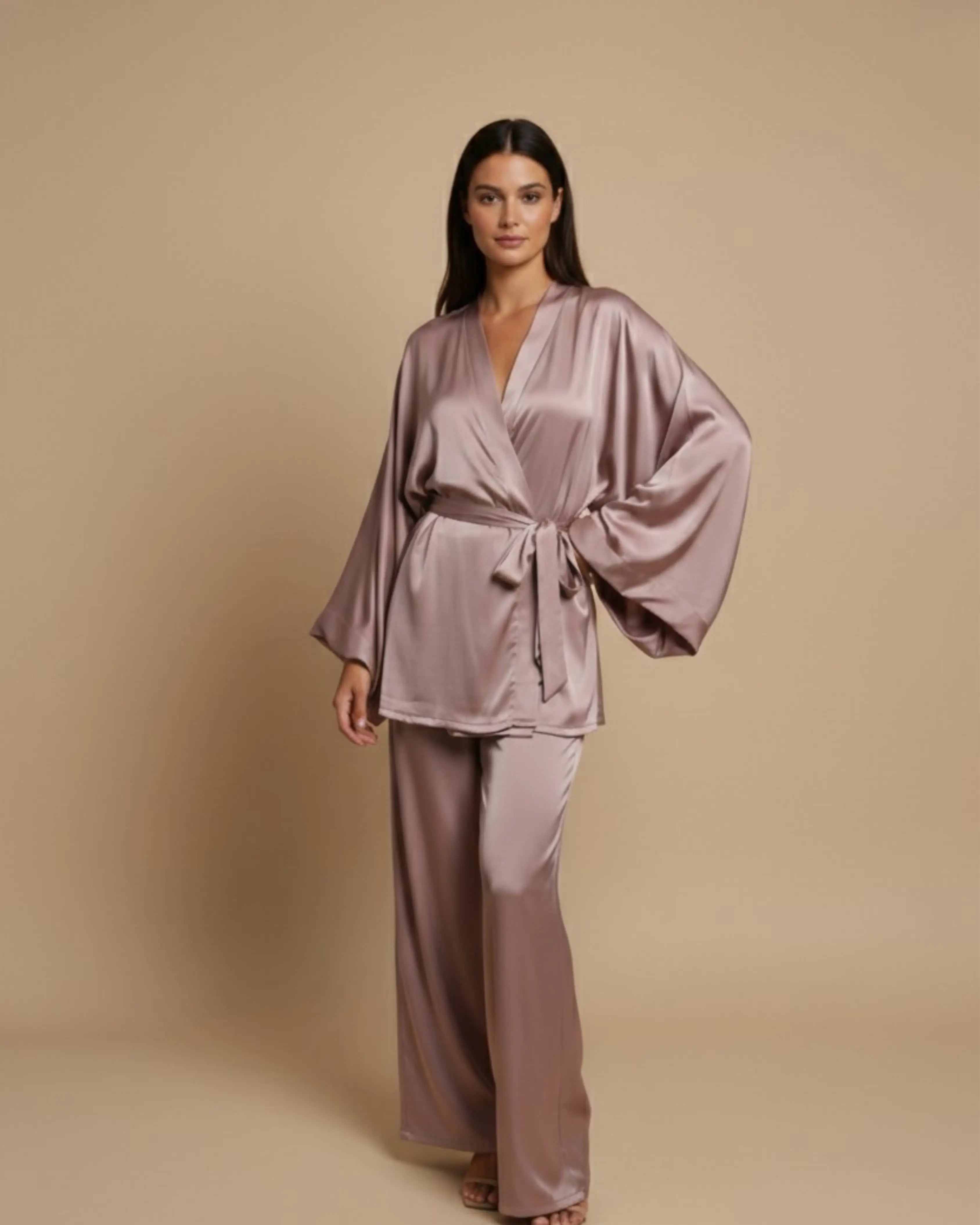 The Rose Gold Kimono Set