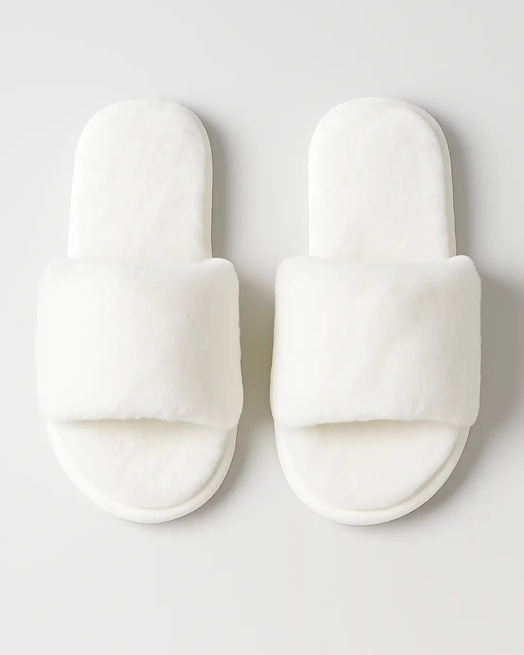 White Soft Slippers